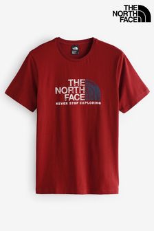 Rojo - The North Face Mens Rust 2 Short Sleeve T-shirt (766588) | 42 €