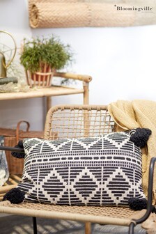 Bloomingville Black Recycled Cotton Cushion (766620) | 32 €