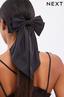 Black Velvet Bow Hair Clip (768420) | R167