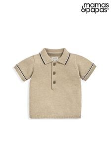 Mamas & Papas Brown Short Sleeve Polo (768641) | 26 €