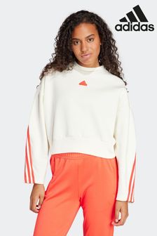 adidas White Sportswear Future Icons 3-Stripes Sweatshirt (769104) | €57