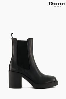 Dune London Pinaz Bump Toe Block Heel Black Boots (769270) | 230 €