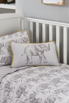 Sam Faiers Little Knightley's White Kids Elephant Cushion (769666) | €16