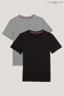 Tommy Hilfiger Grey Original Short Sleeve T-Shirt  2 Pack (770087) | €20