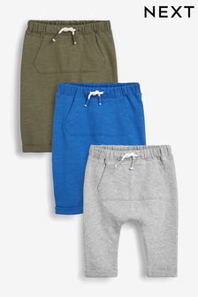 Bright Blue 3 Pack Baby Joggers (770282) | €7 - €8