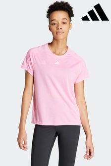 adidas Pink Aeroready Train Essentials Minimal Branding Crewneck T-Shirt (770869) | 1,316 UAH