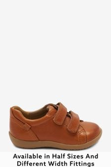 Tan Brown            Little Luxe™ Leather Shoes (771058) | €15 - €17