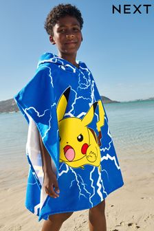 Pokemon Blue Towelling Cover-Up (3-16yrs) (772628) | ￥3,470 - ￥4,510