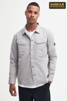 אפור - חולצה עליונית של Barbour® International מאריג צבוע (772670) | ‏548 ‏₪