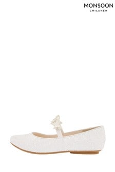 Girls Sale Monsoon Natural Partywear Footwear Next Luxembourg