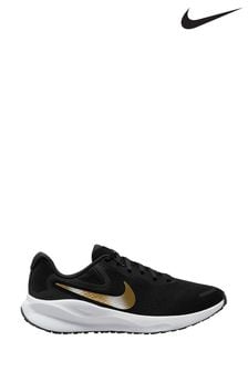 Nike Black/Gold Revolution 7 Road Running Trainers (775406) | 92 €