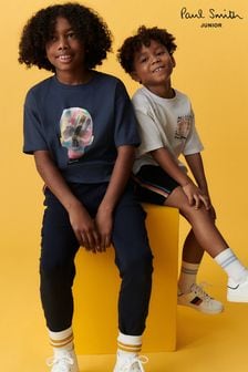 Paul Smith Junior Boys Oversized Short Sleeve Iconic Print T-Shirt (775466) | SGD 86