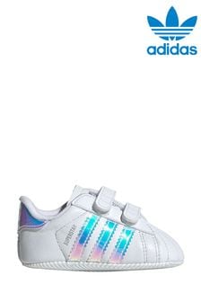 Weiß/Silber - adidas Originals Superstar Baby-Turnschuhe (775638) | 34 €