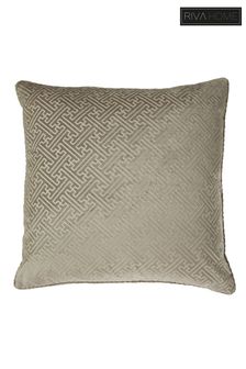 Riva Paoletti Champagne Cream Florence Embossed Polyester Filled Cushion (776075) | $66