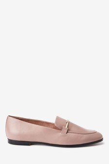 Mocassins Forever Comfort® en cuir avec élément métallisé