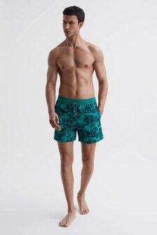 Reiss Turquoise Moorea Vilebrequin Octopus Print Swim Shorts (777787) | 368 €