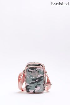 Нейлоновая сумка для девочек с камуфляжным принтом River Island Festival (777823) | €22