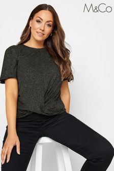 Angel Sleeve Shimmer Wrap Top (777920) | €29