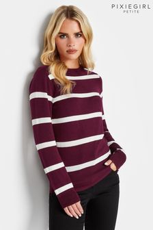 Rdeča - Črtast pulover za drobne postave Pixiegirl (777988) | €15