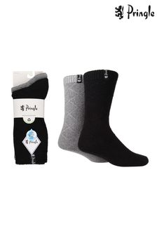 Pringle Black Fashion Knit Boots Socks (778482) | $24