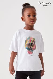 Paul Smith Junior Boys Oversized Short Sleeve Iconic Print T-Shirt (779231) | $55