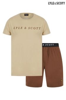 Lyle & Scott Oakley T-Shirt and Short Set (781008) | 203 QAR