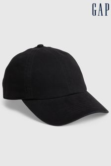Gap Black Organic Cotton Washed Baseball Hat (782089) | €21