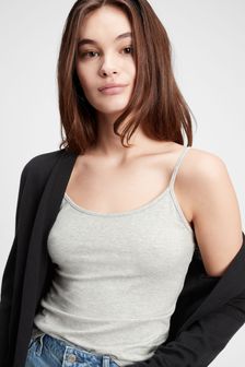 Gap Grey Fitted Scoop Neck Camisole (782229) | kr104