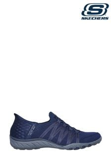 Albastru - Pantofi sport Skechers Slip In Breathe-Easy Roll-With-Me (782880) | 472 LEI