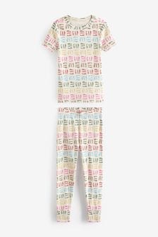 Conjunto de pijama de algodón orgánico con logo de Gap (4 a 13 años) (783003) | 28 €