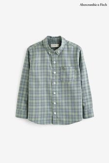 Abercrombie & Fitch Green Checked Shirt (783341) | ₪ 182