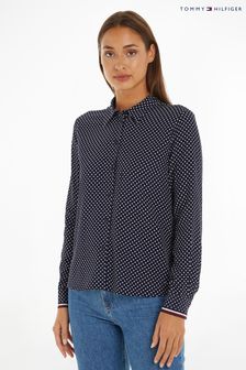 Tommy Hilfiger Blue Polkadot Fleur Shirt (783349) | 138 €