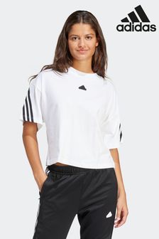 adidas White Sportswear Future Icons 3-Stripes T-Shirt (783457) | €37