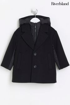 River Island Black Boys Hybrid Coat (783994) | €27