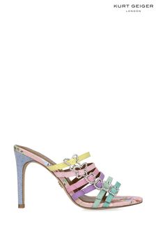 Kurt Geiger London Pink Pierra Mule Sandals (784029) | $295