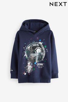 Navy Fußball - Graphic Hoodie (3-16yrs) (784351) | 30 € - 37 €