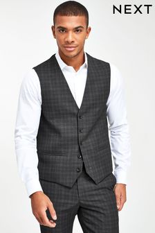 Grey Check Suit: Waistcoat (784442) | 14 €