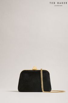 Ted Baker Mirise Mini Clutch Frame Black Bag (784707) | SGD 120