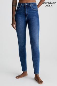 Calvin Klein Jeans Blue High Rise Super Skinny Jeans (785246) | $148