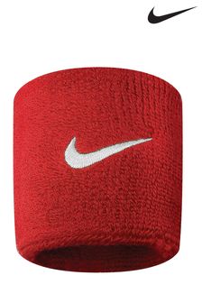 Czerwony - Opaska na rękę Nike Swoosh (785540) | 55 zł