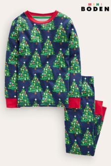 Boden Navy Blue Single Glow-In-The-Dark Christmas Pyjamas (785758) | 41 € - 49 €