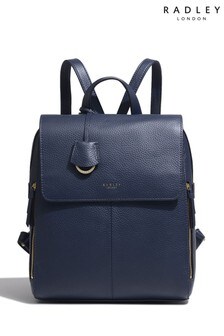 Radley London Lorne Blue Close Large Flapover Backpack (786556) | ₪ 1,113