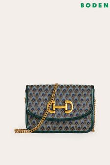 Boden Blue Snaffle-Trim Cross-Body Bag (788166) | R1,760