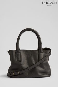 LK Bennett Black Grainy Leather Mini Tote Bag (788460) | ₪ 1,252