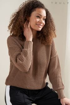 Truly Animal Mesh Knit Sweater (788642) | kr1 280