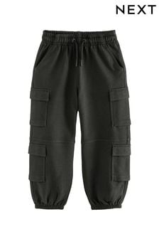 Черный - 100% Cotton Parachute Style Jersey Joggers (3-16yrs) (788846) | €30 - €38