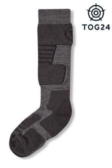 Tog 24 Grey Scheffau Merino Ski Socks (789683) | $22