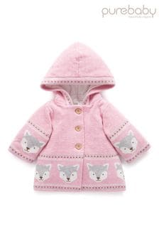 Roz - Jachetă Purebaby căptușită pentru bebeluși (789948) | 347 LEI