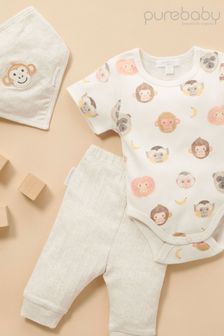 Set cadou cu 3 piese Purebaby (790062) | 214 LEI