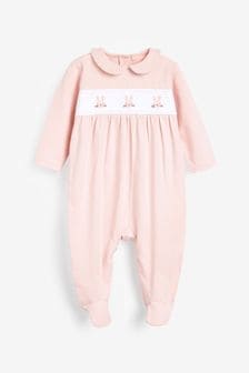 Pink Smart Bunny Baby Sleepsuit (0mths-2yrs) (790381) | INR 1,323 - INR 1,433